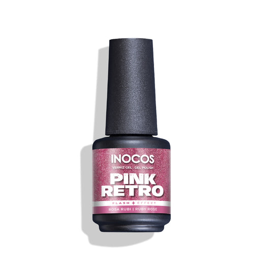 VERNIZ GEL INOCOS FB4 PINK RETRO, 15 ML