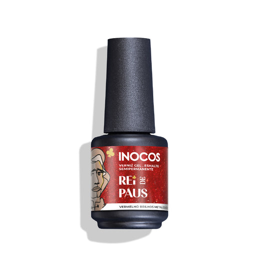 VERNIZ GEL INOCOS QH2 REI DE PAUS, 15 ML