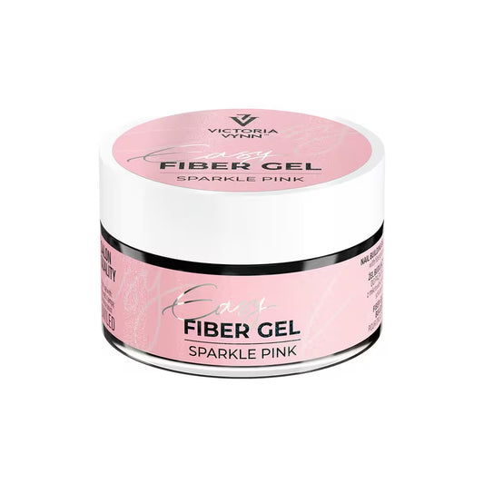 EASY FIBER GEL Sparkle Pink 15ml