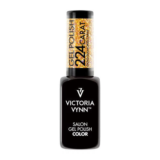 GEL POLISH 224 Carat Gold Diamond 8ml